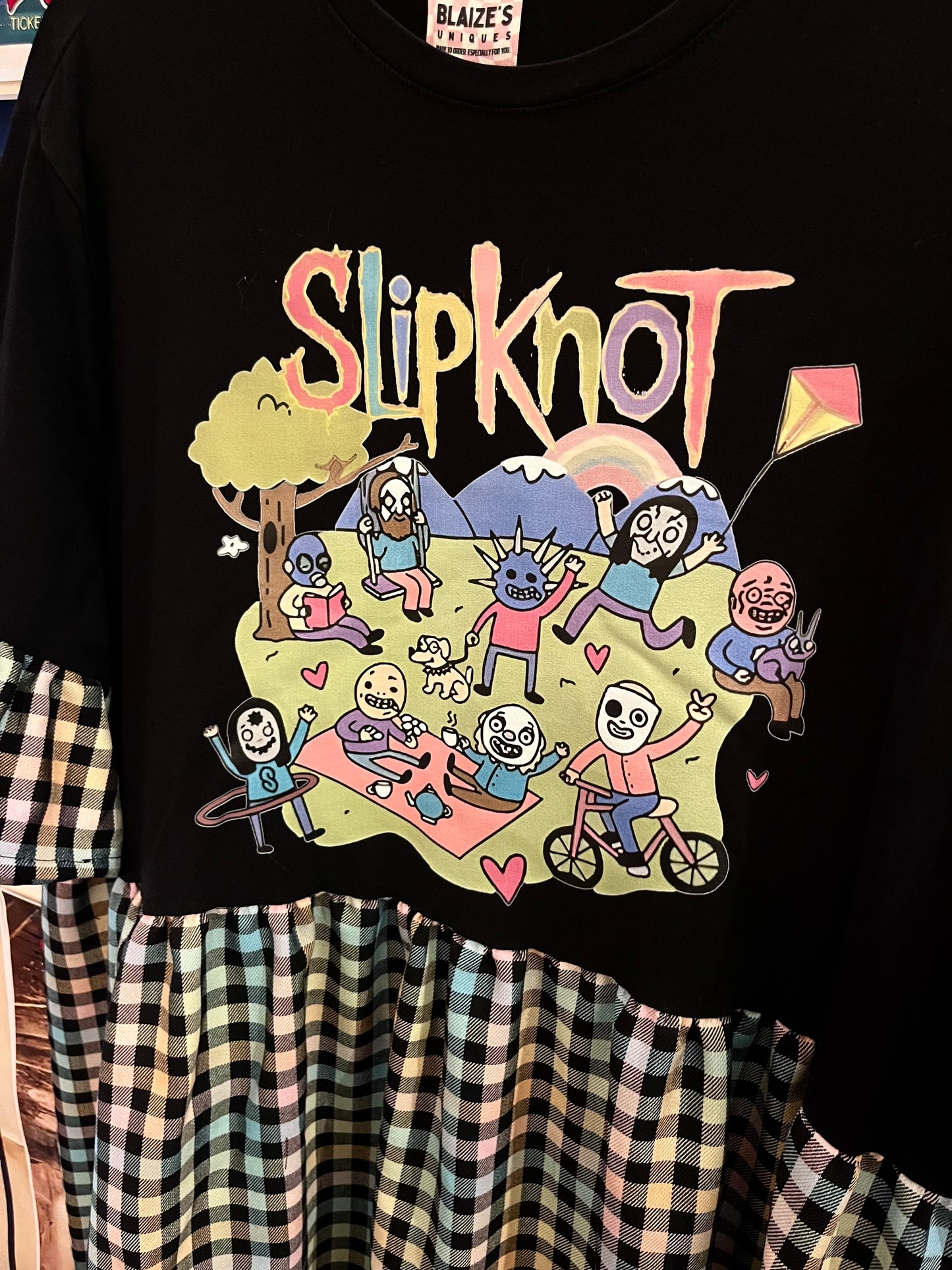 Slipknot Cartoon Tee Dress - Size 22- XXL