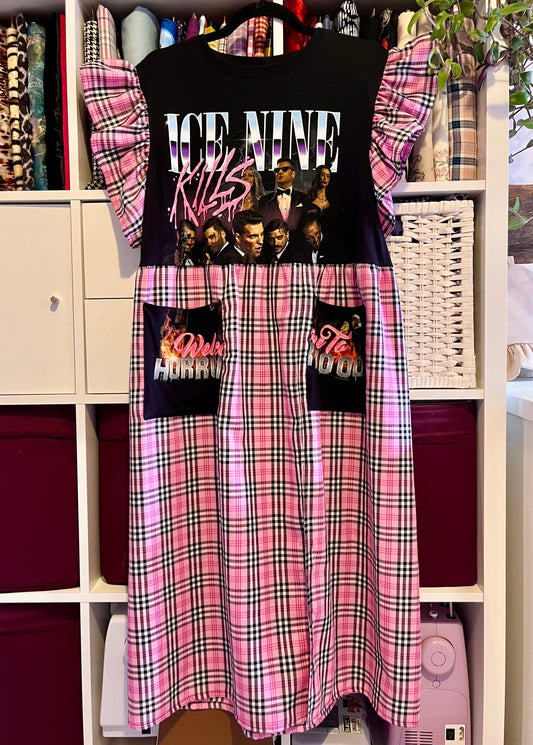 Ice Nine Kills Midi Slit Tee Dress - Size S - UK 10/12