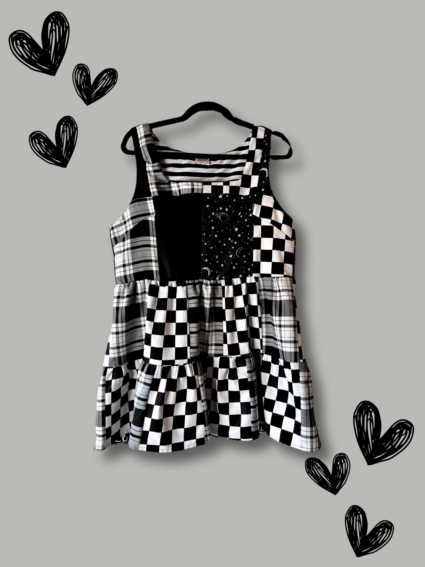 Scrap Square Smock Dress - UK 14