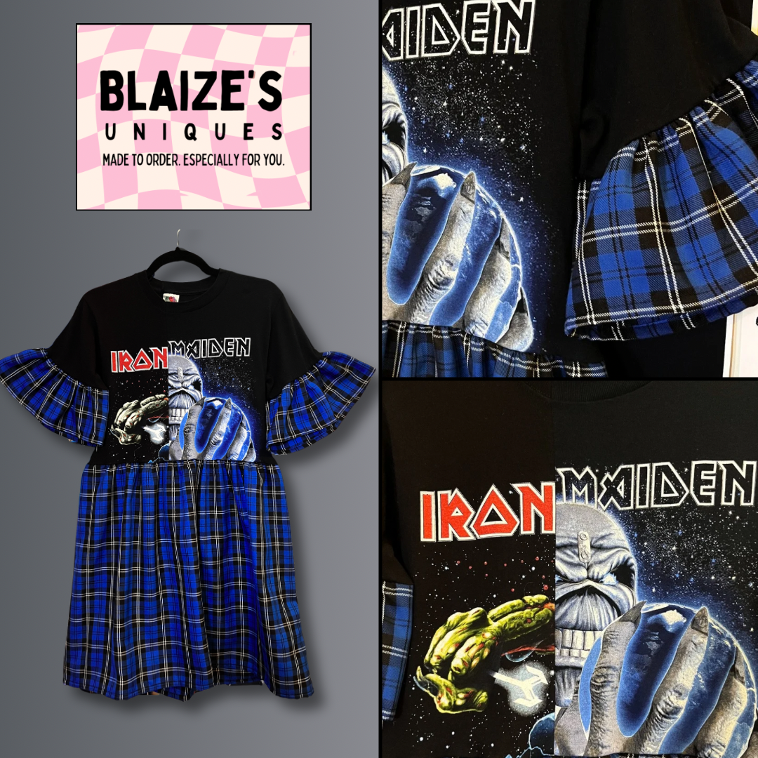 Iron Maiden Tee Dress - Size S - UK 10