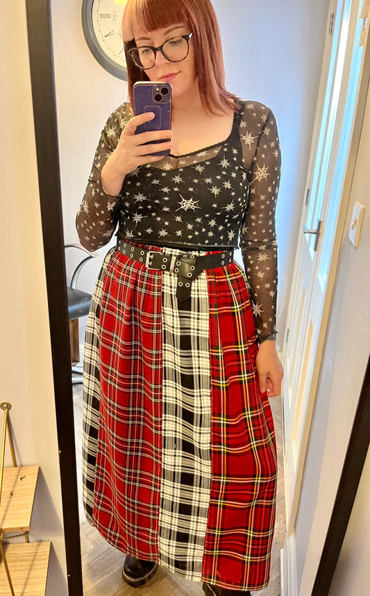 Midi length patch skirt - Pick 2 fabrics