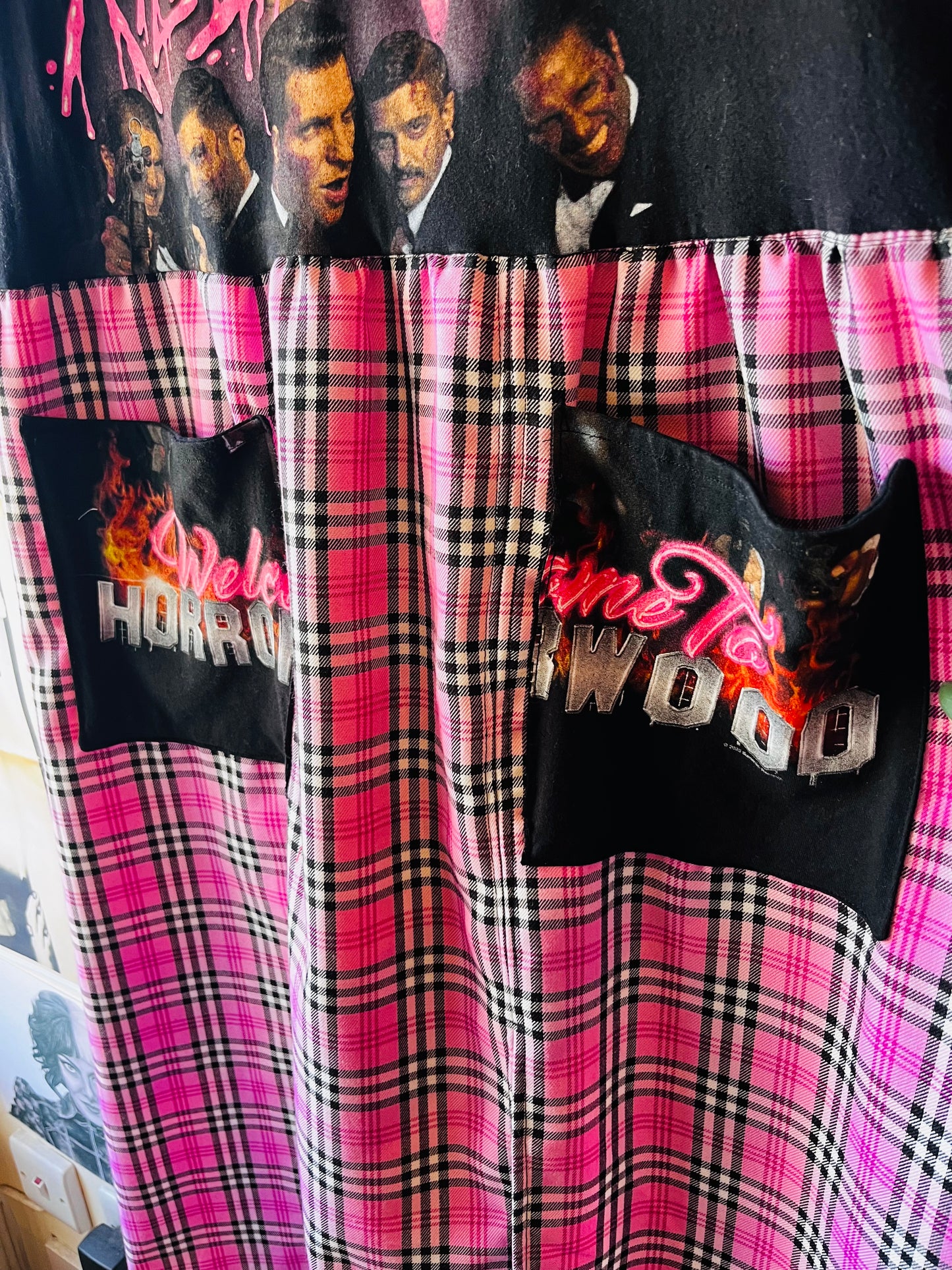 Ice Nine Kills Midi Slit Tee Dress - Size S - UK 10/12