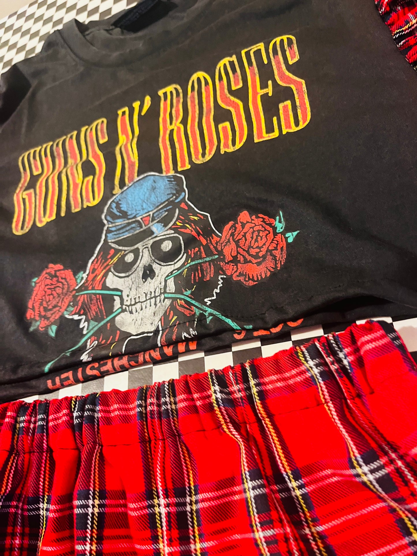 Guns and Roses Co Ord Set - Size s - UK 10