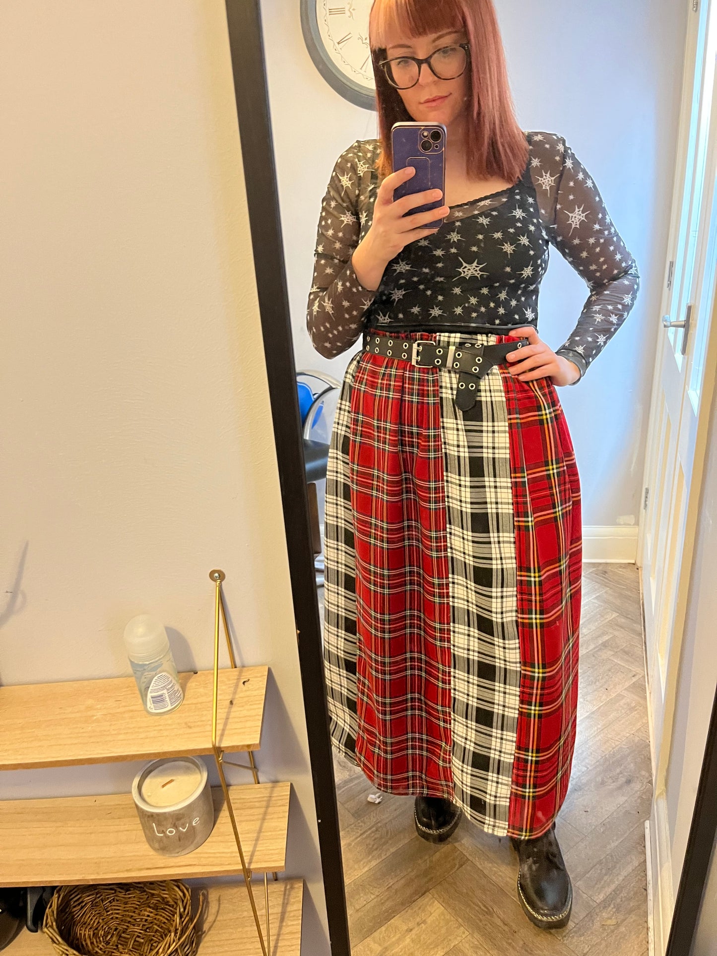 Midi length patch skirt - Pick 2 fabrics