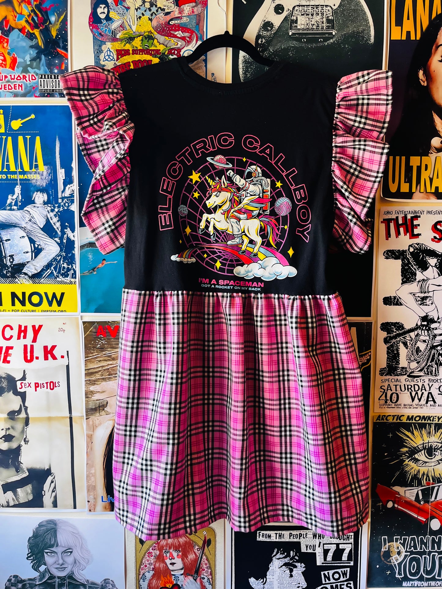 Electric Callboy Tee Dress - Size L - UK 14/16