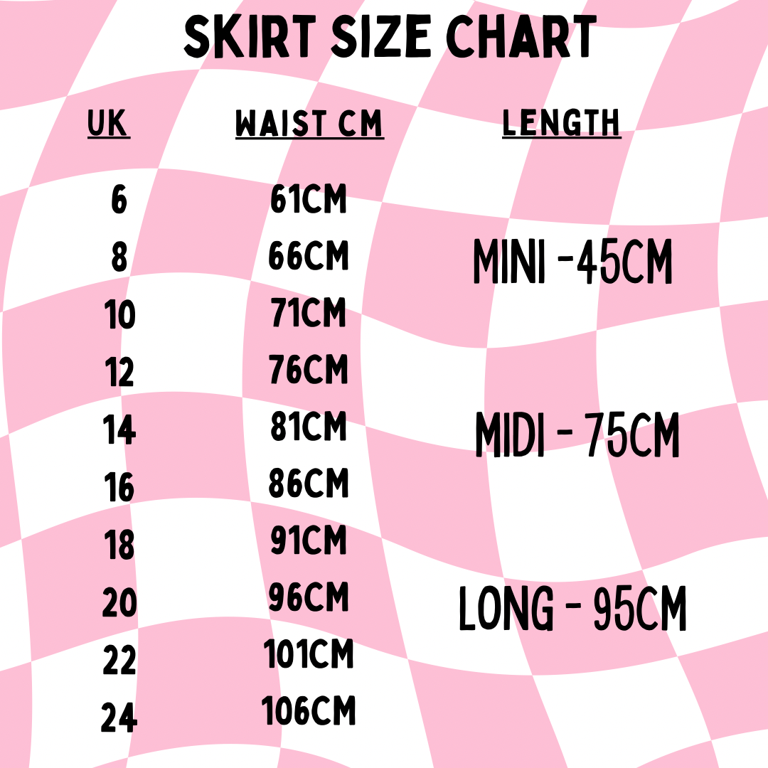 Midi length patch skirt - Pick 2 fabrics