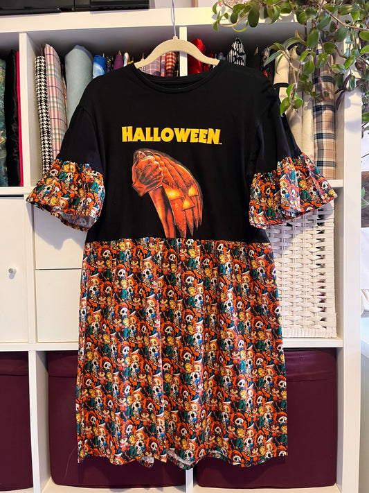 Halloween Movie Tee Dress - Size S - UK 10