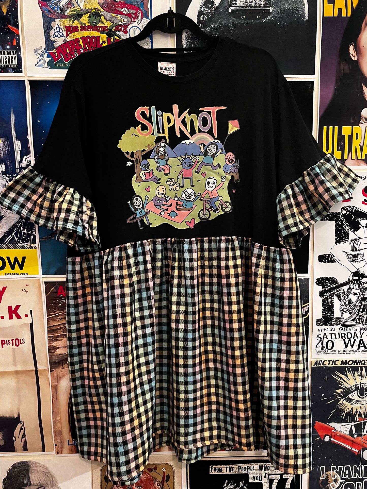 Slipknot Cartoon Tee Dress - Size 22- XXL