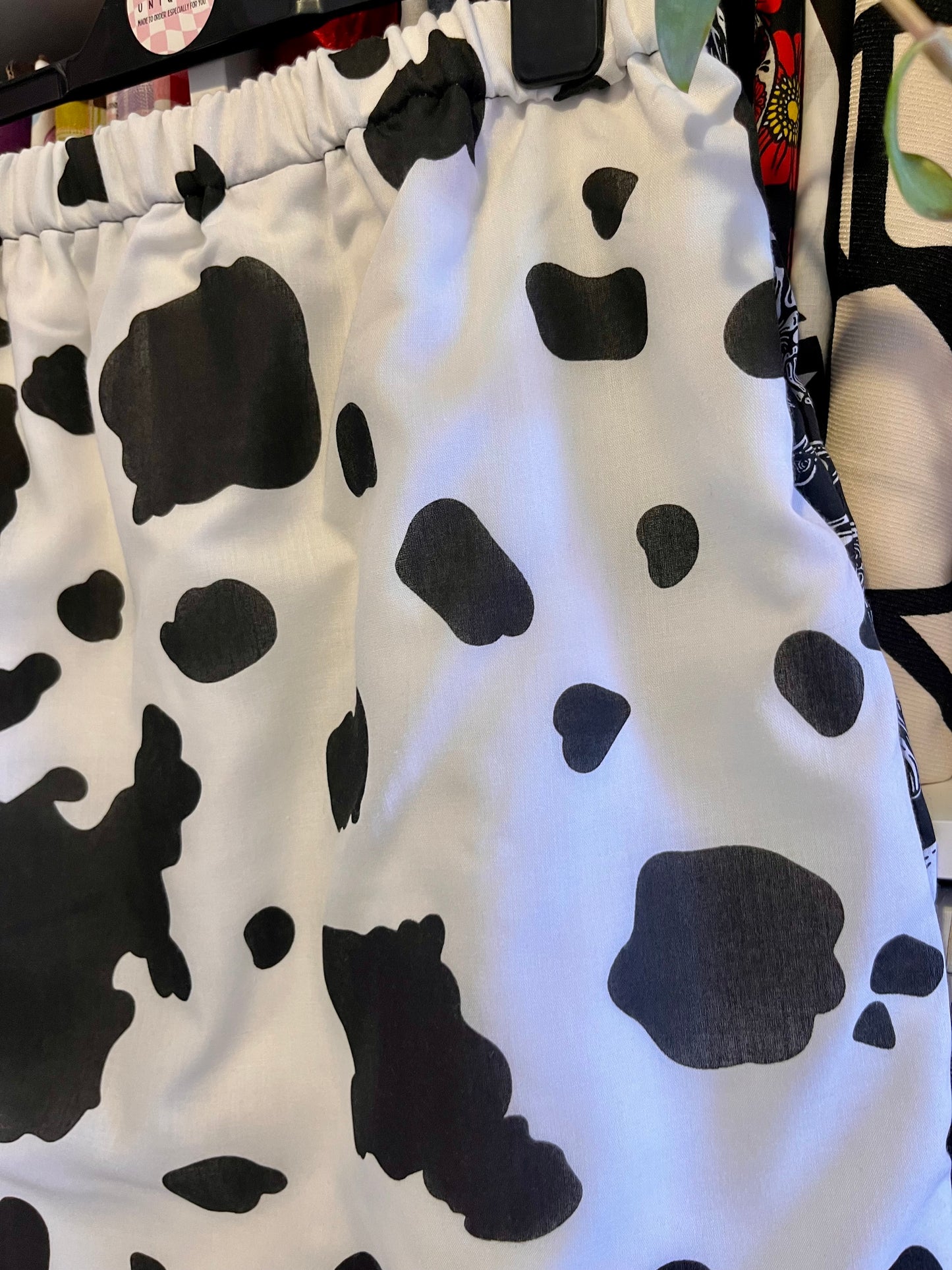 Moo Cow Mini Skirt - Size 12