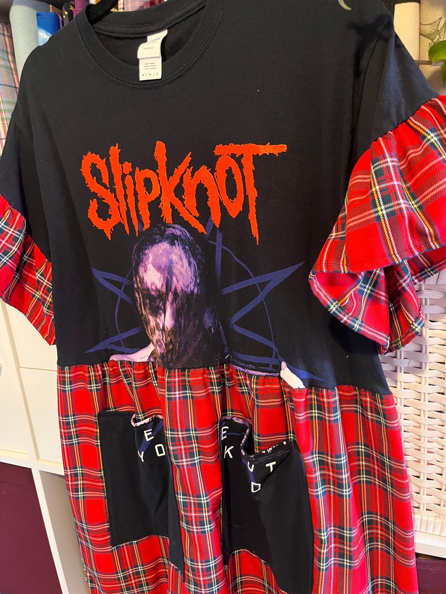 Slipknot Tee Dress - Size M - UK 12/14