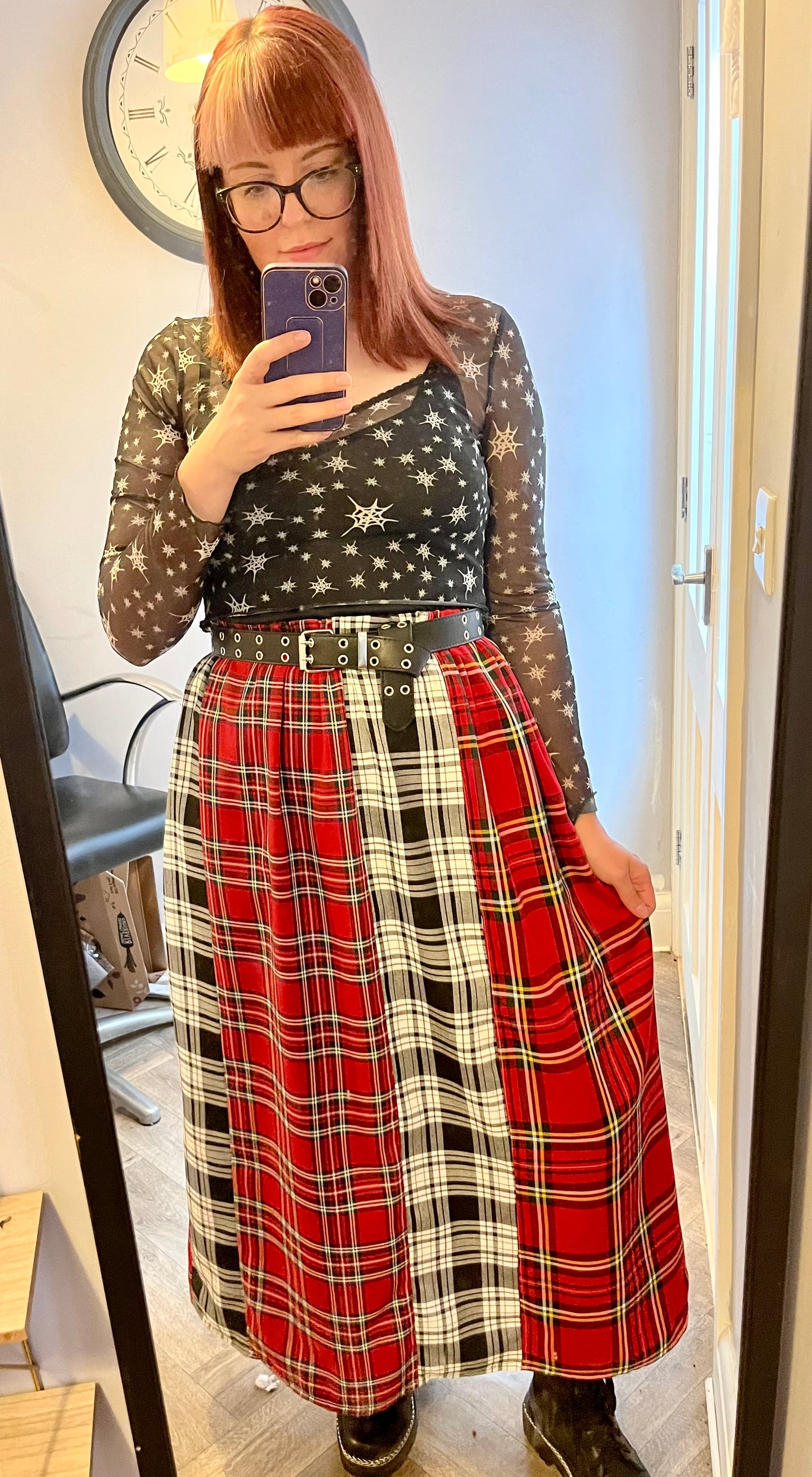 Midi length patch skirt - Pick 2 fabrics