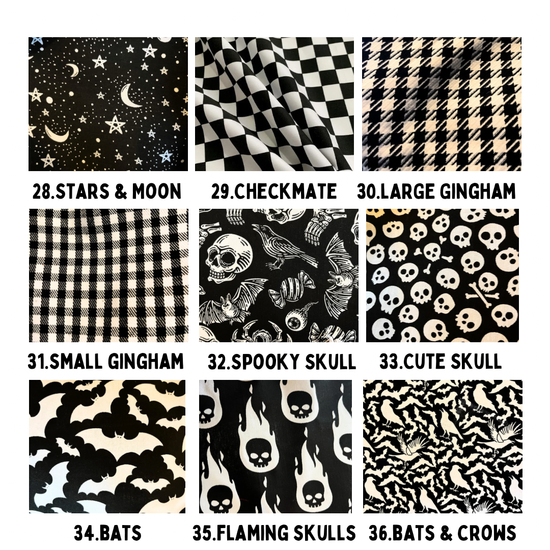 Midi length patch skirt - Pick 2 fabrics