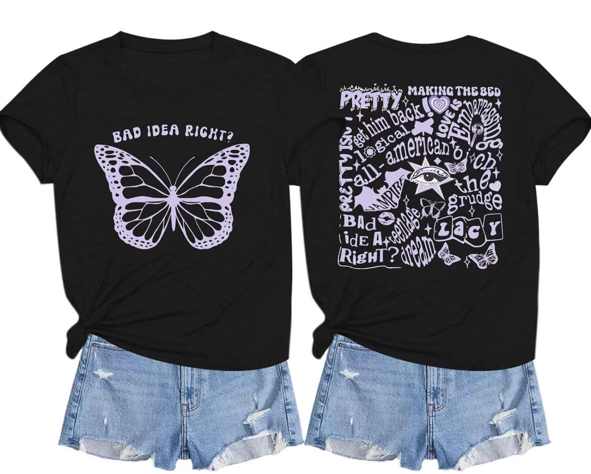 Tupac Tee Dress and Olivia Rodrigo Tee Dress - Size M - UK 12