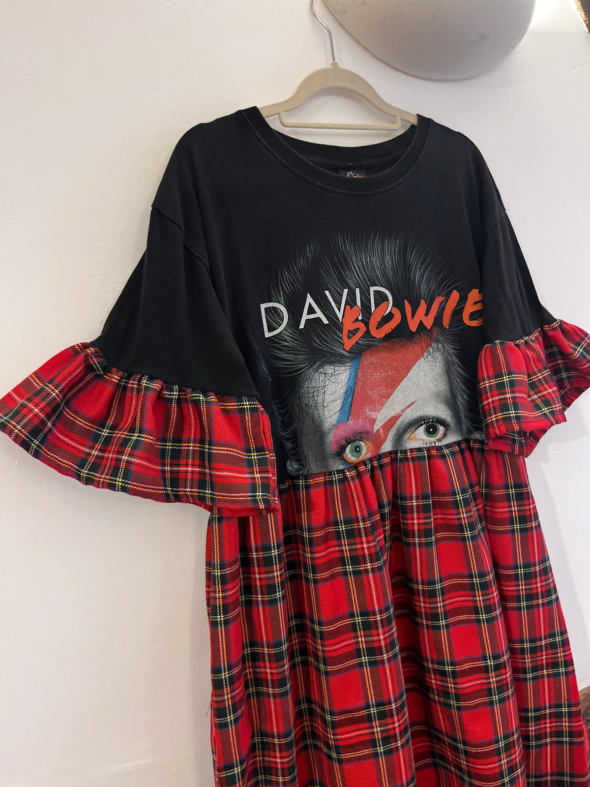 David Bowie Tee Dress - Size L