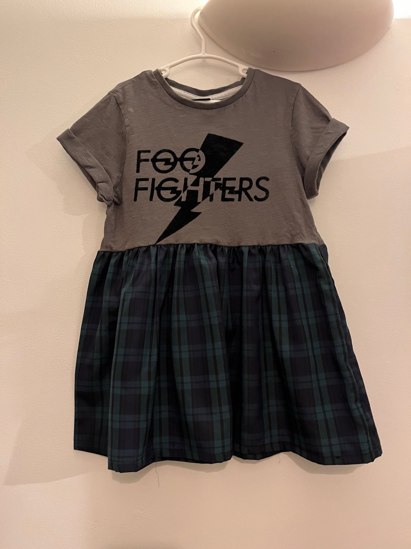 Foo Fighters Kids Tee Dress - Age 3