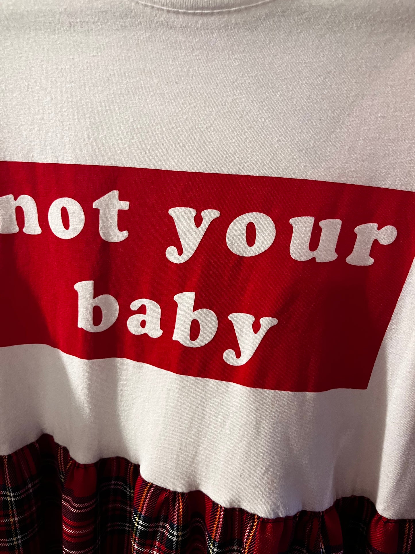 Not Your Baby Tee Dress - Size 10 - S