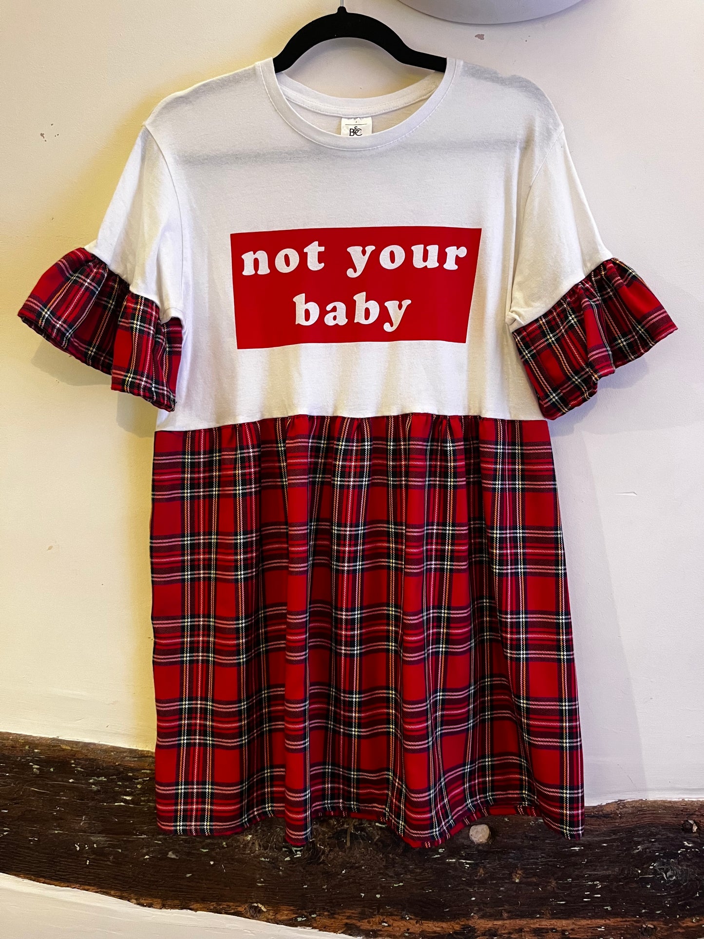 Not Your Baby Tee Dress - Size 10 - S