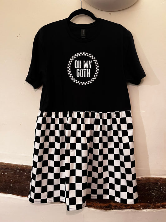 Oh My Goth Tee Dress - Size M