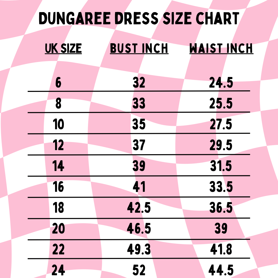 Checkmate Dungaree Dress