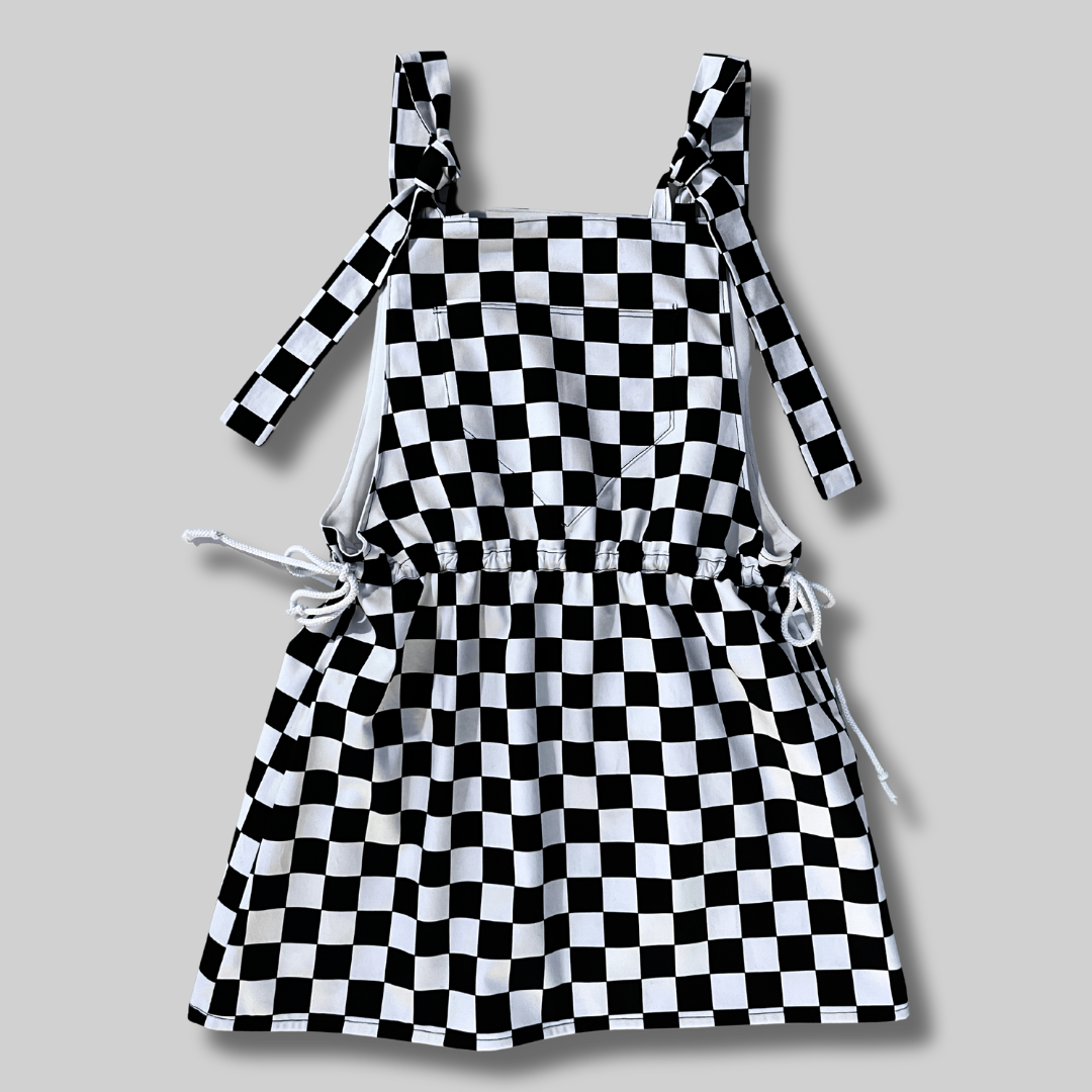 Checkmate Dungaree Dress