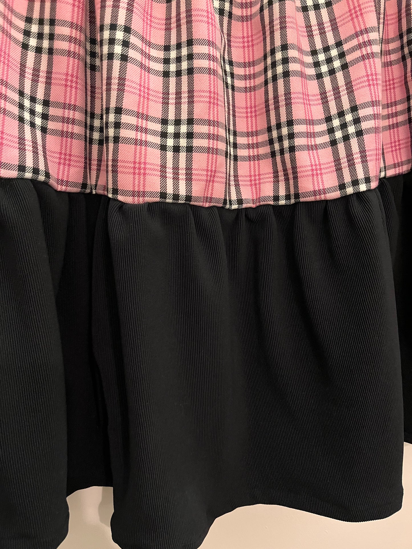 Half and half tartan Mini Skirt - Size 16