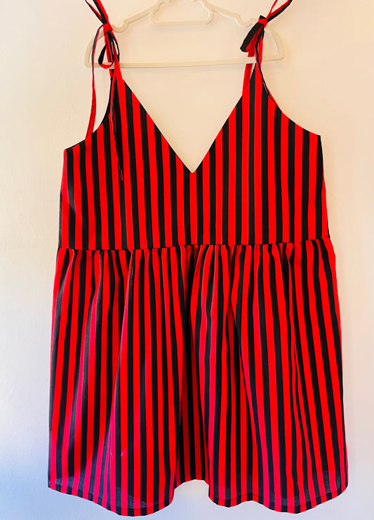 Red Stripe Cami - Size 6