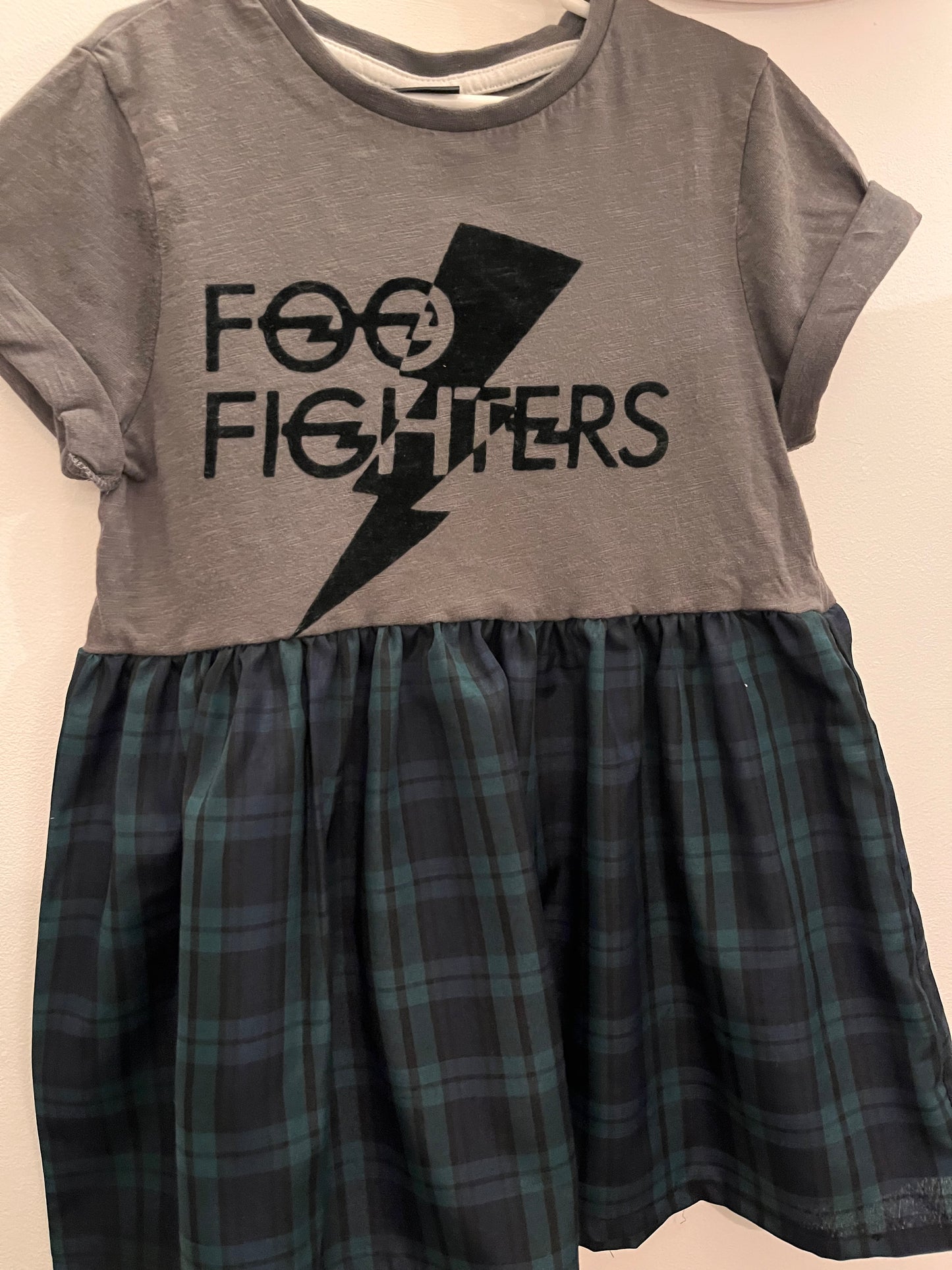 Foo Fighters Kids Tee Dress - Age 3
