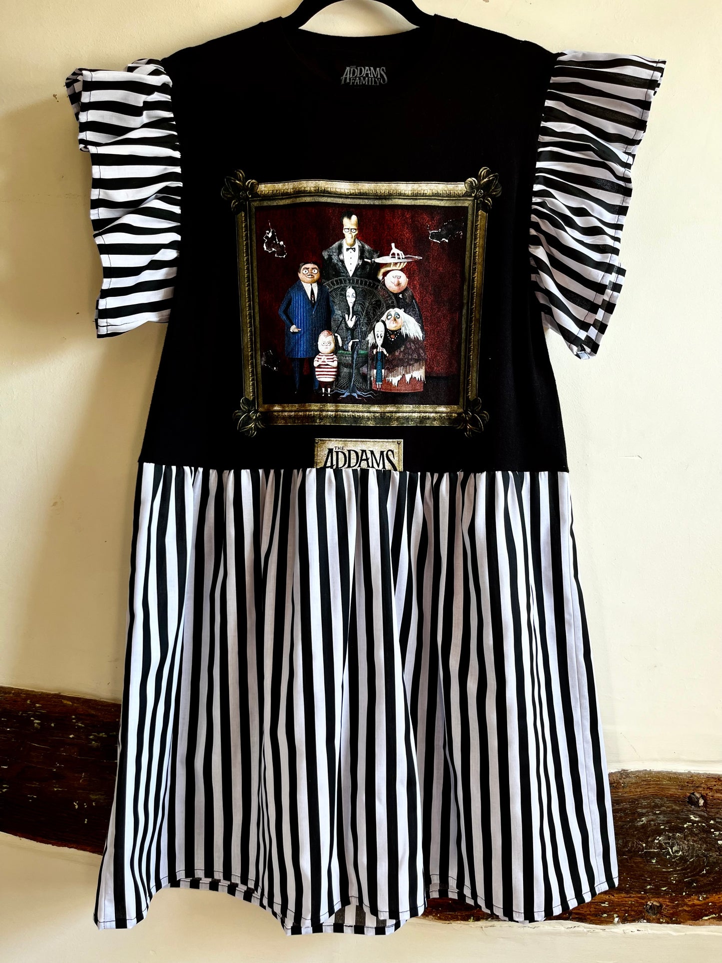 Addams Family Tee Dress - Size 12 - M