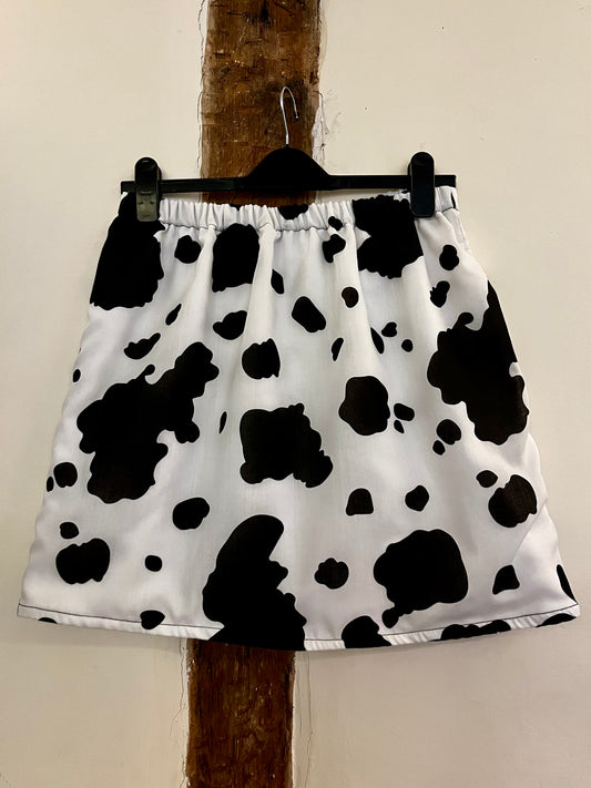 Moo Cow Mini Skirt - Size 12