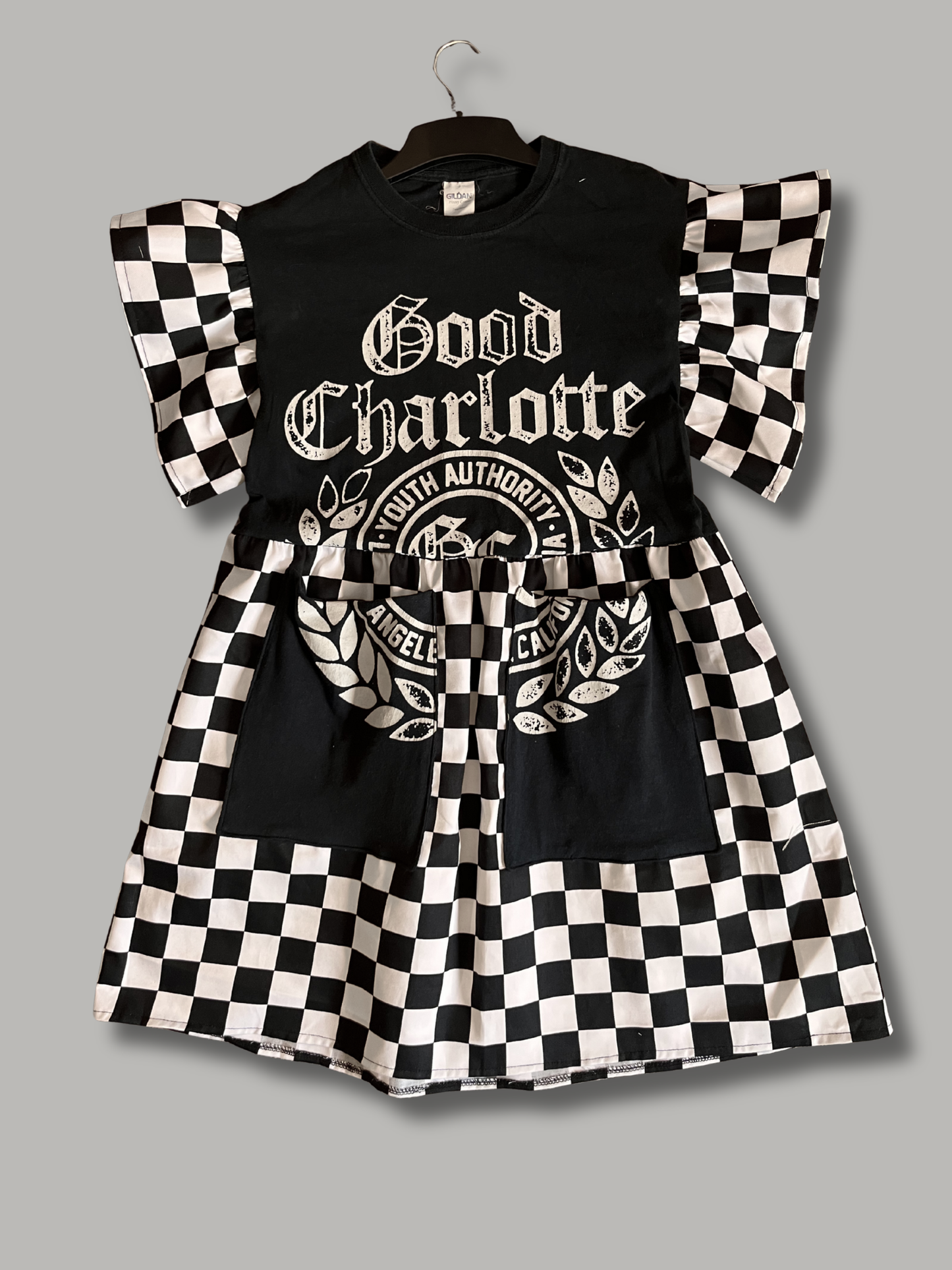 Good Charlotte Tee Dress - Size S - UK 10