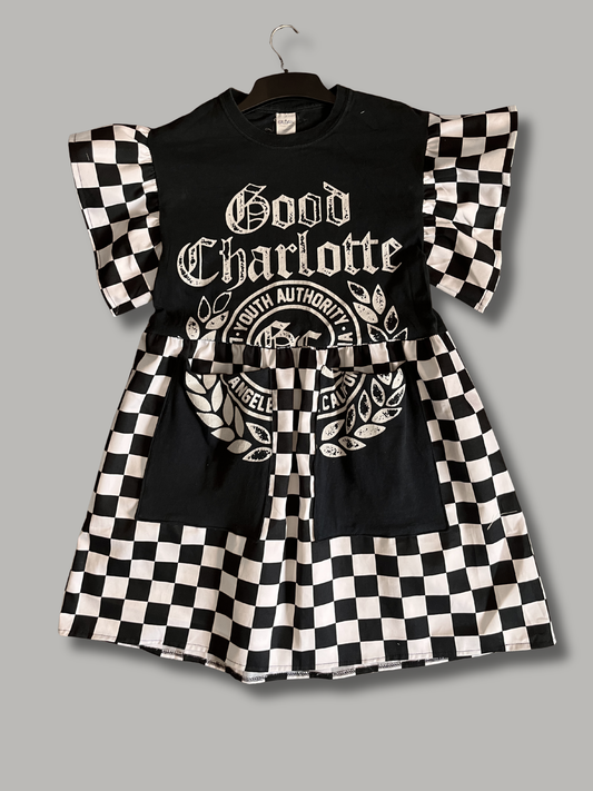 Good Charlotte Tee Dress - Size S - UK 10