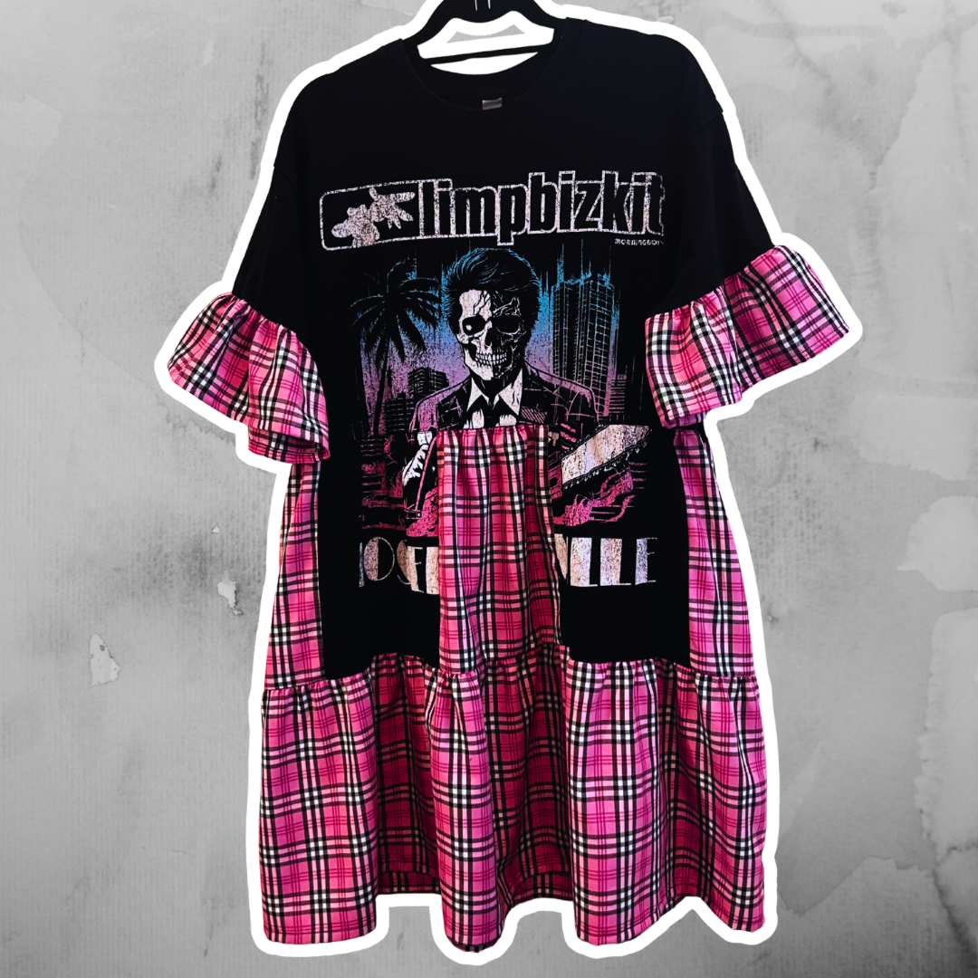 Limp Bizkit Tiered Tee Dress - Size L
