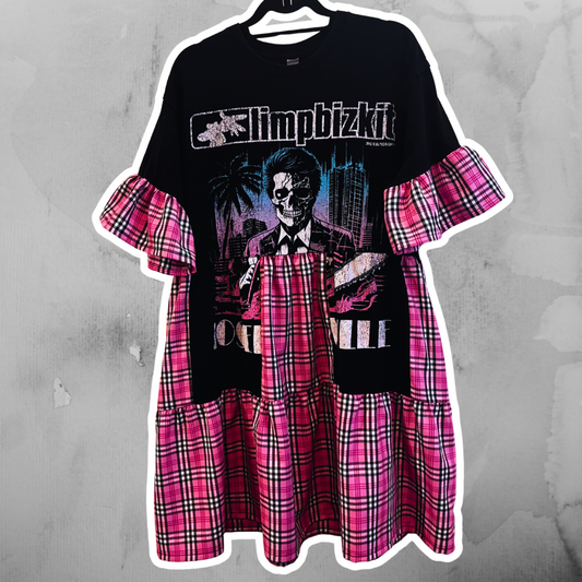 Limp Bizkit Tiered Tee Dress - Size L