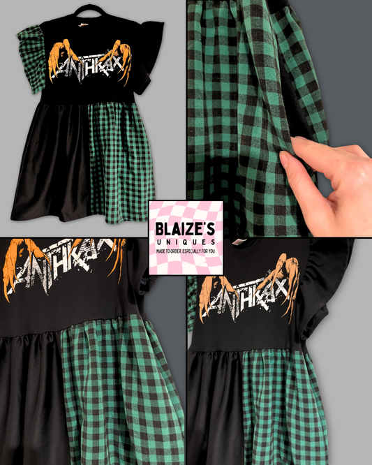 Anthrax Tee Dress - Size S - UK10