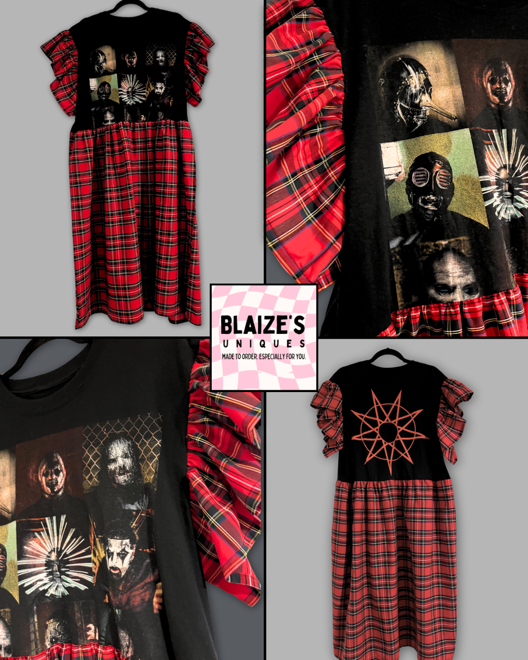 Slipknot Tee Dress - Size XL - 18-20