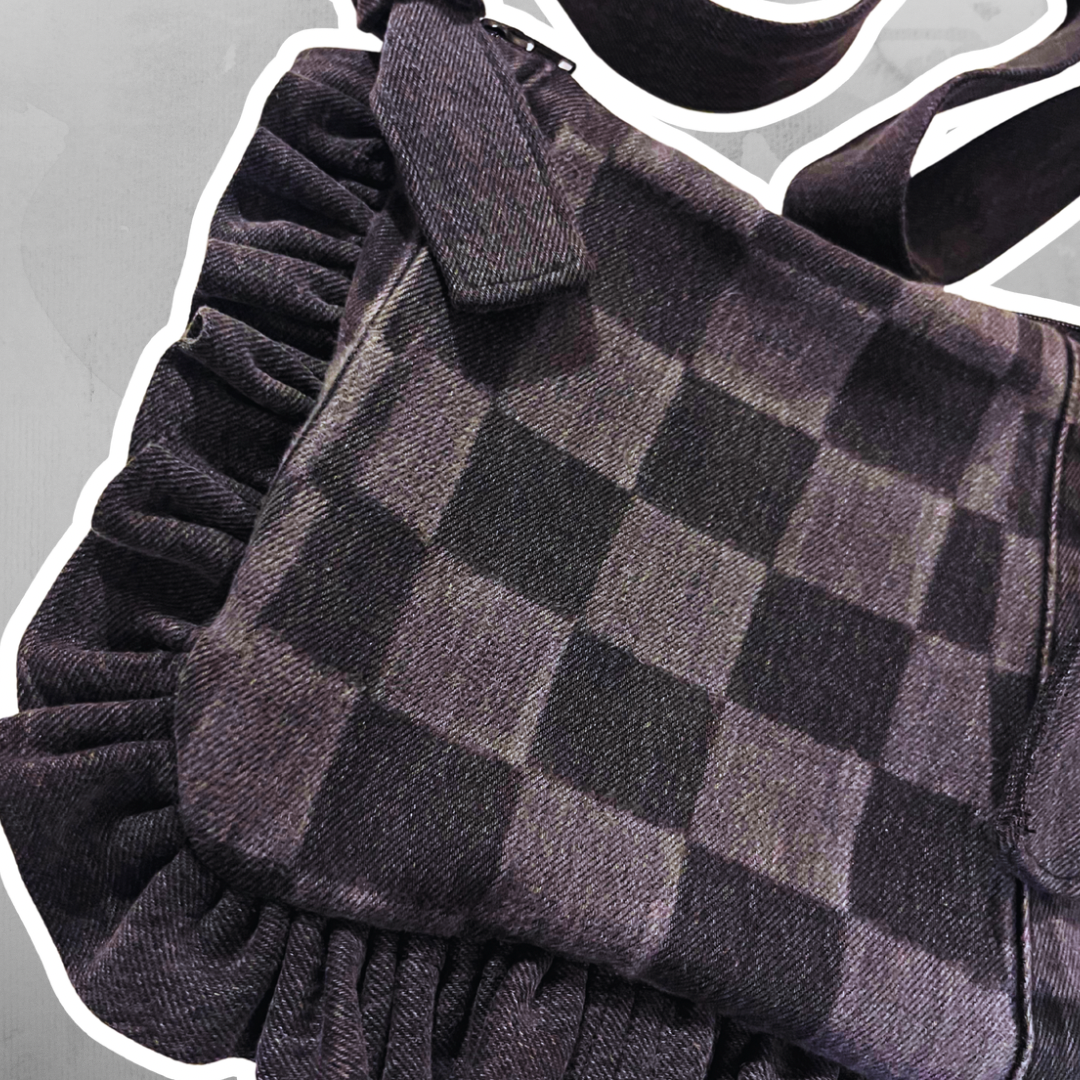 Reworked Denim Shoulder Bag