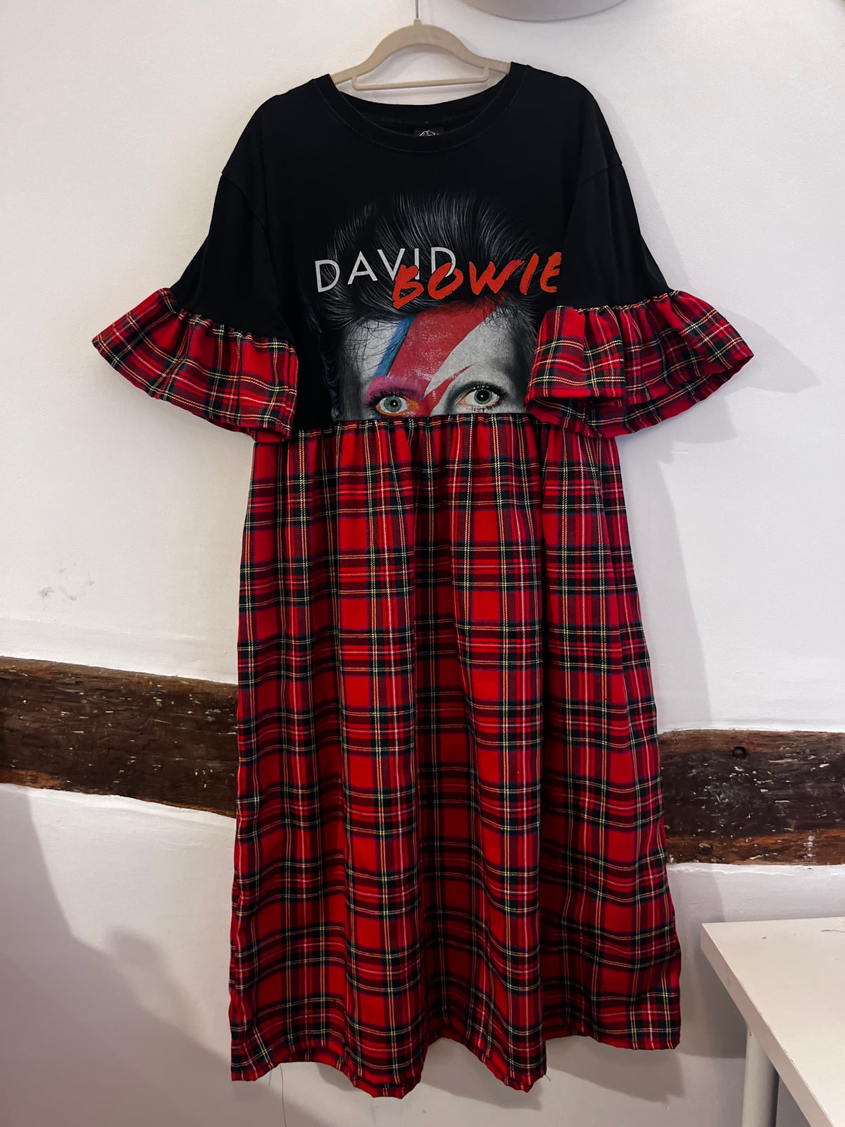 David Bowie Tee Dress - Size L