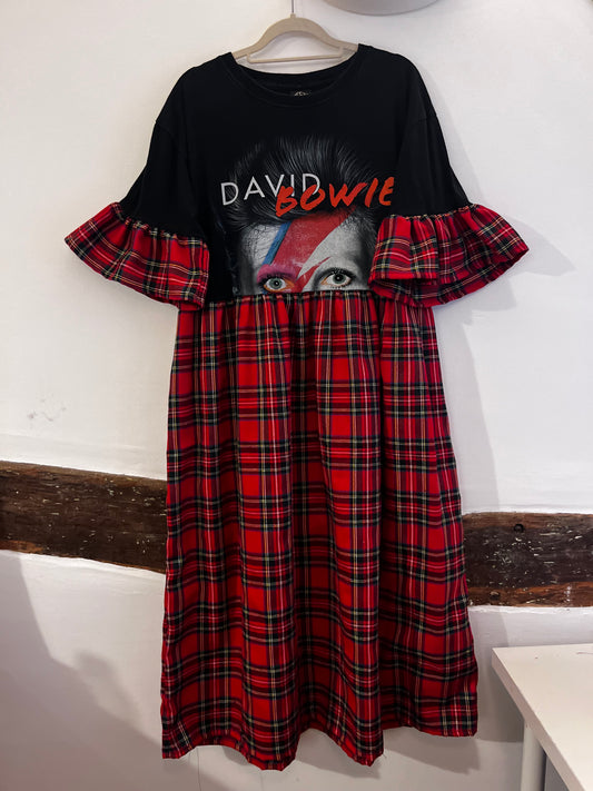 David Bowie Tee Dress - Size L