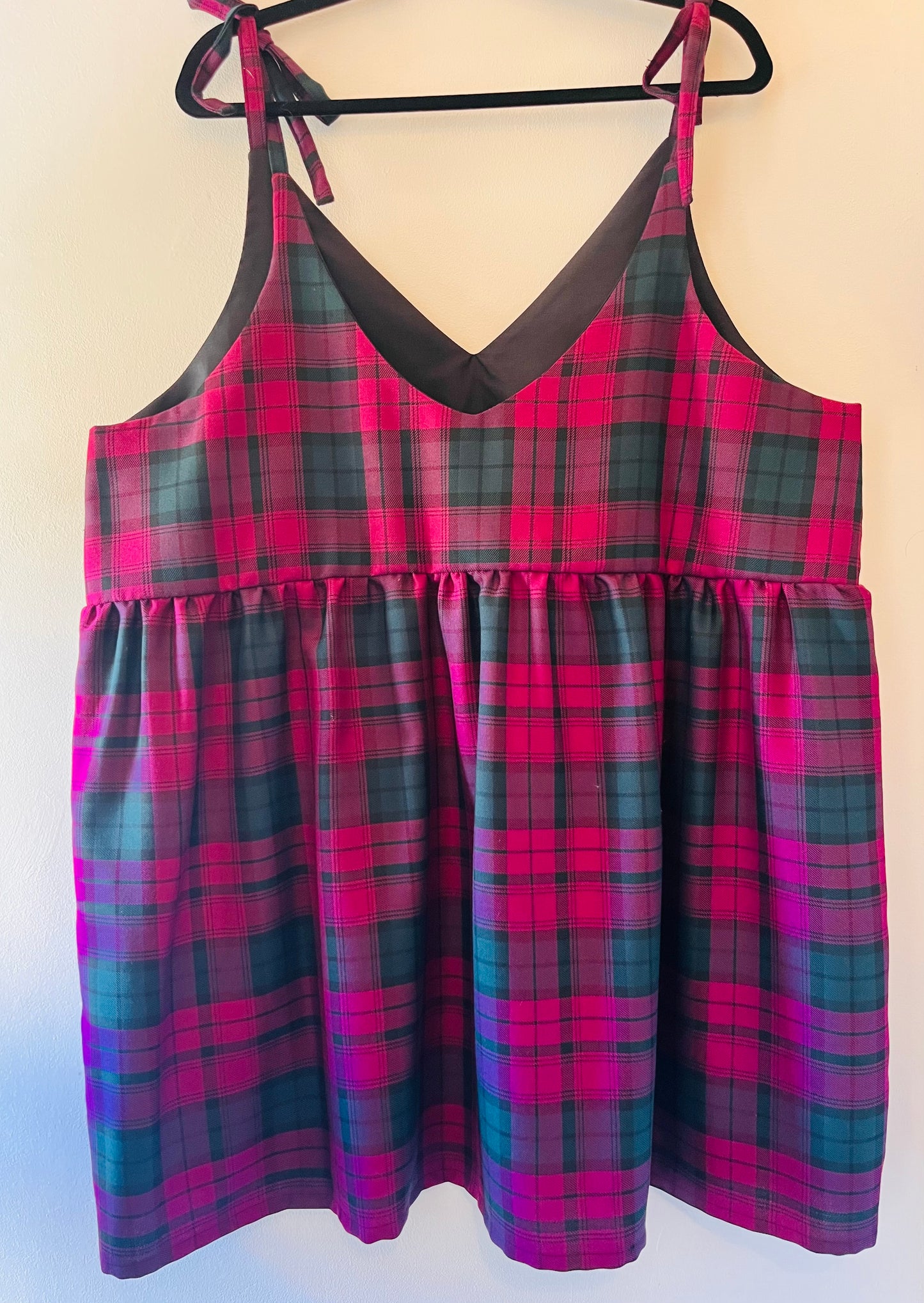 Purple & Green Tartan Cami - Size 20