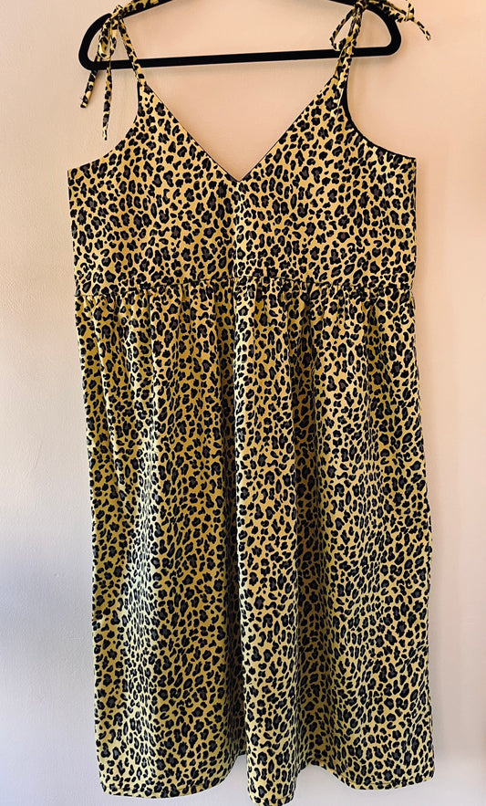Leopard Print Midi Cami - Size 10
