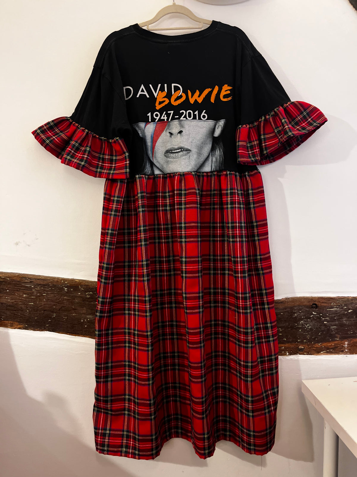 David Bowie Tee Dress - Size L