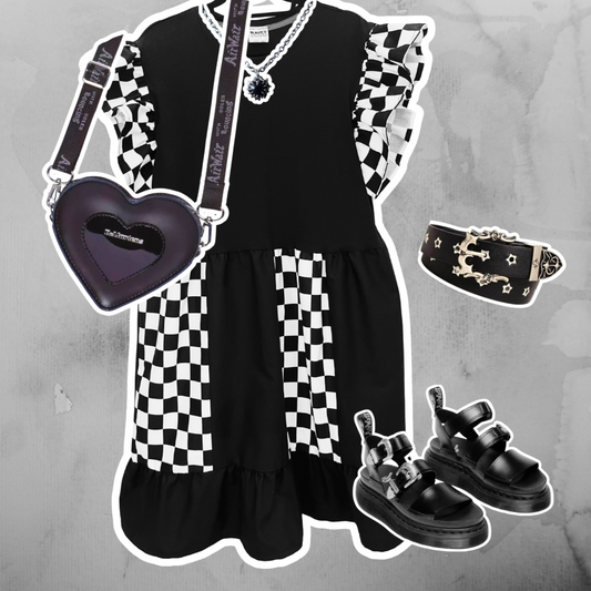 Patch Tee Dress - Pick Your Fabrics